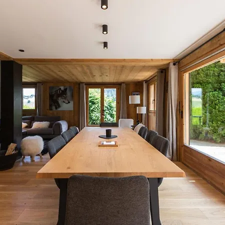 Megeve - Chalet Miage Daire Demi-Quartier