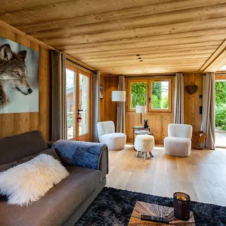 Megeve - Chalet Miage Daire Demi-Quartier